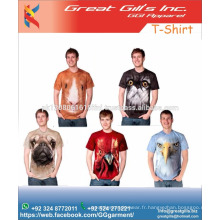 T-shirt personnalisé pour hommes par sublimation